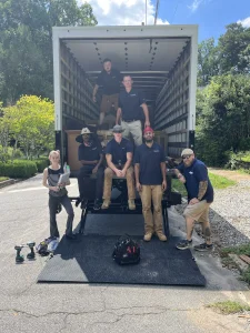 Professional moving and installation services by Mach5